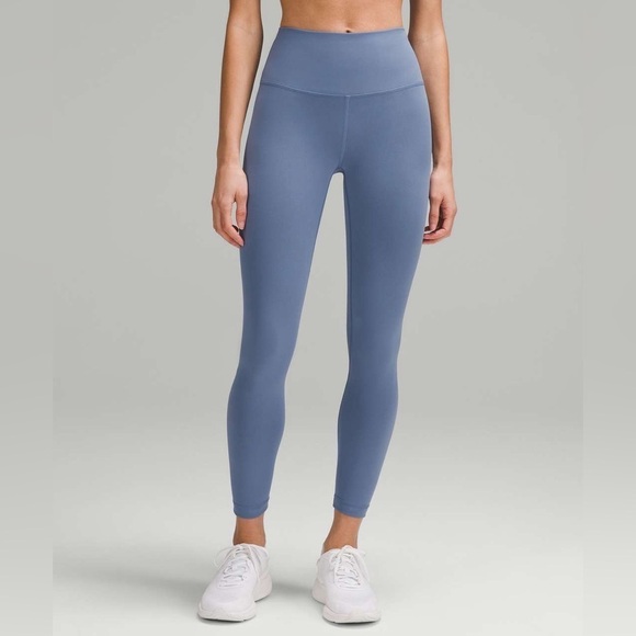 lululemon athletica Pants - Lululemon Wunder Train High-Rise Tight 25" Oasis Blue SZ 2